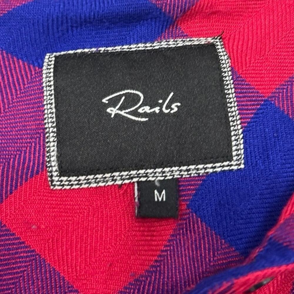 Rails Hunter Button Down Longsleeve Red Blue Chec… - image 8